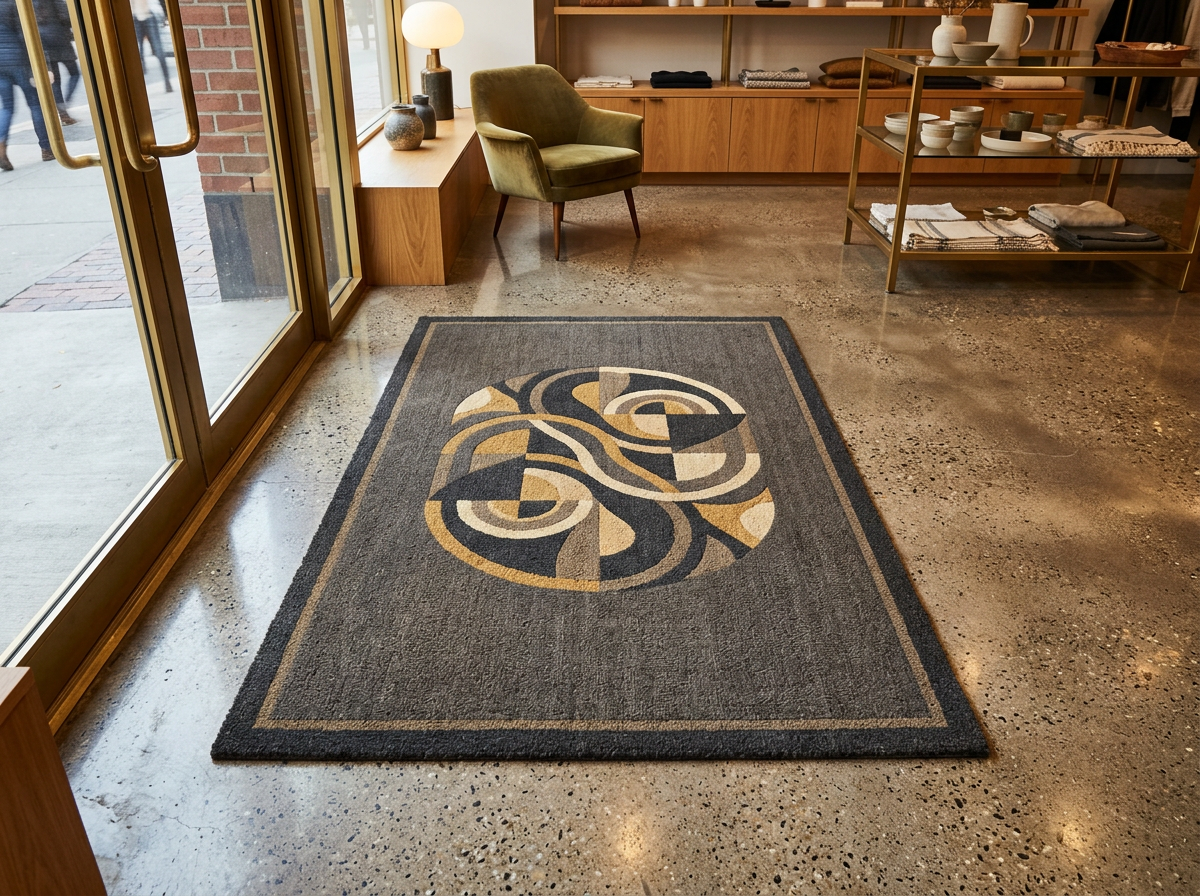 Custom logo entrance mat